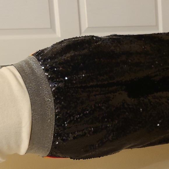 Sequin Bell Bottom Pants - Picture 4 of 6